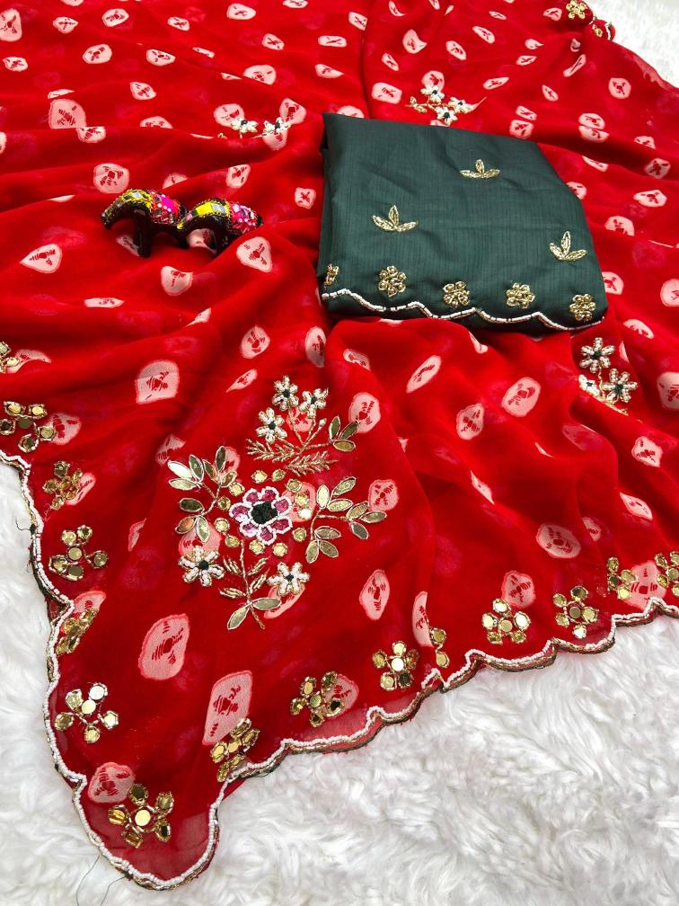 Vinayak soft georgette Saree wholesale market