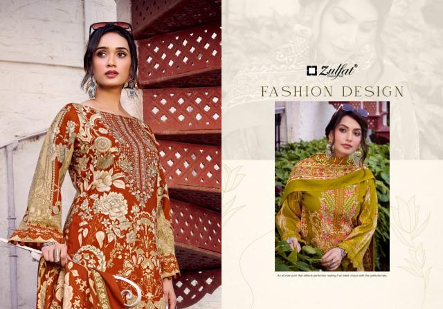 Zulfat Jannat Wholesale dress materials in Surat market
