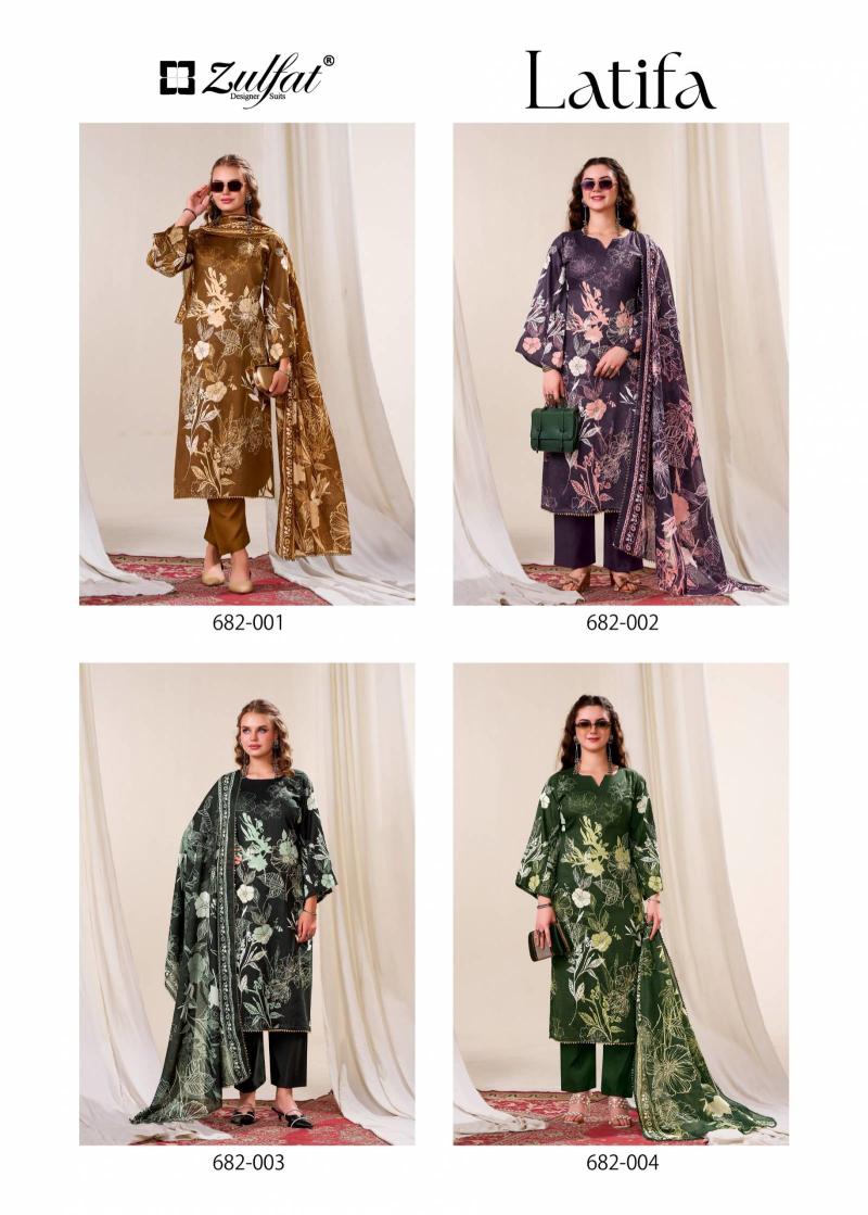 Zulfat Latifa Wholesale dress materials online