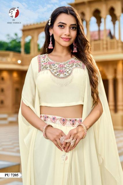 A/f poncho style jacket with crop top & skirt Indian Kurti suppliers