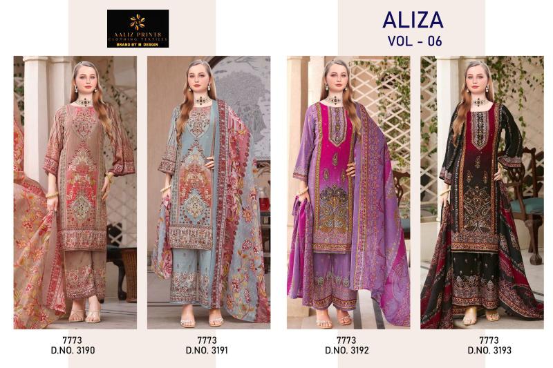Aaliz Aliza Vol 6 Designer dress material wholesale in Hyderabad