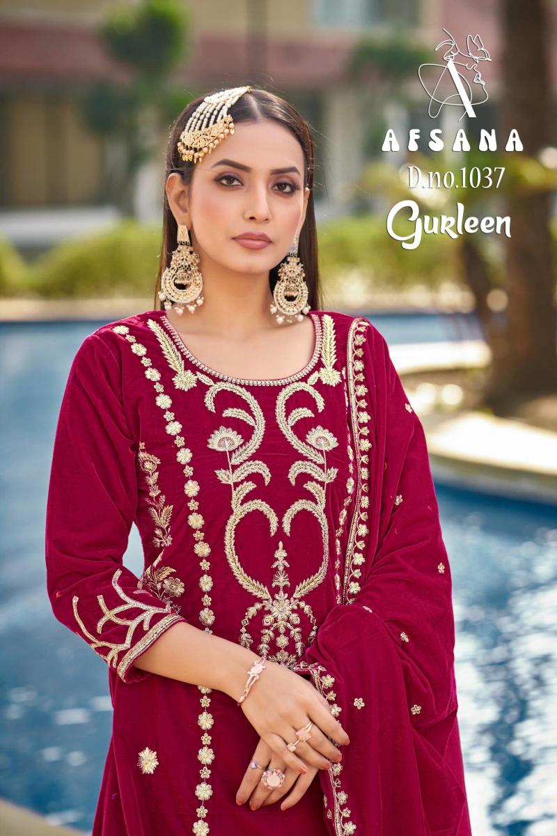 Afsana Gurleen Velvet Ladies kurti manufacturers
