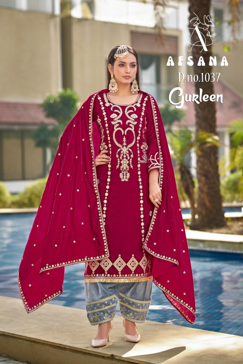 Afsana Gurleen Velvet Ladies kurti manufacturers