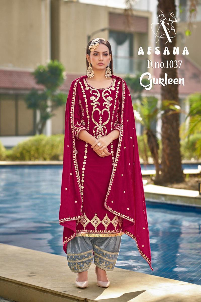 Afsana Gurleen Velvet Ladies kurti manufacturers
