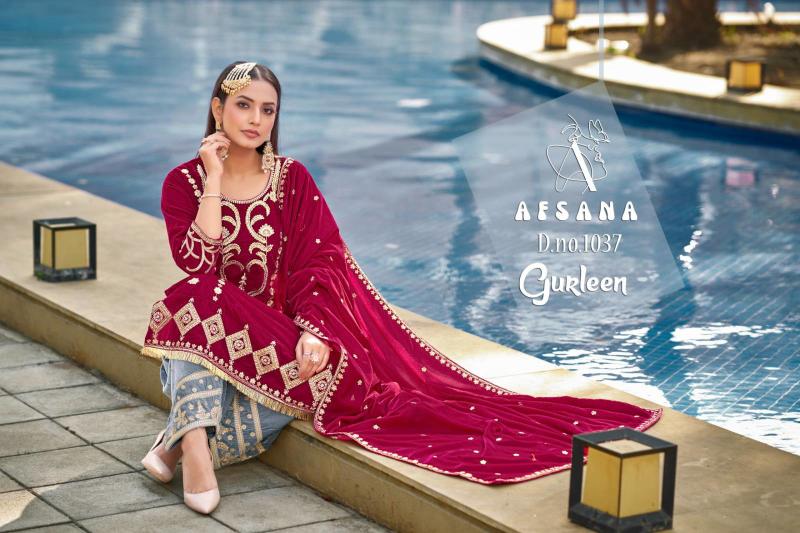 Afsana Gurleen Velvet Ladies kurti manufacturers