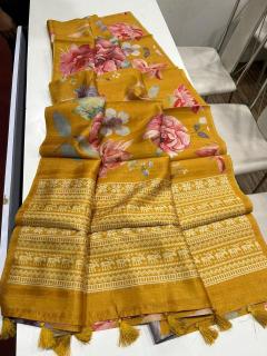 Akshara digital print Saree manufacturer in mumbai