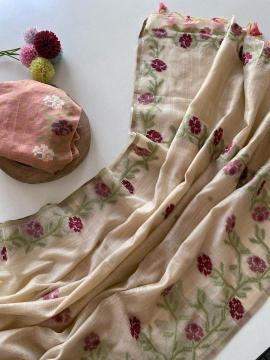 Akshara muga cotton Saree wholesale market in Mumbai