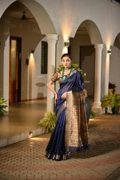 Akshara soft khadi raw silk Saree wholesaler in mumbai