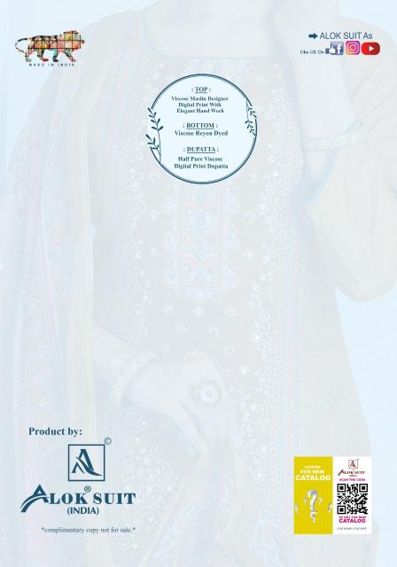 Alok suit crazy 3 Dress materials export from India