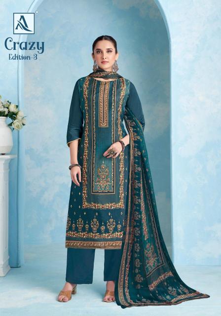 Alok suit crazy 3 Dress materials export from India