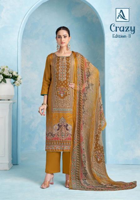 Alok suit crazy 3 Dress materials export from India