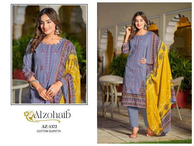 Alzohaib asmaa AZ-1370 to 1373 Salwar Kameez Manufacturer in Mumbai