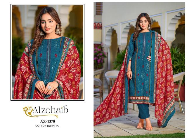 Alzohaib asmaa AZ-1370 to 1373 Salwar Kameez Manufacturer in Mumbai