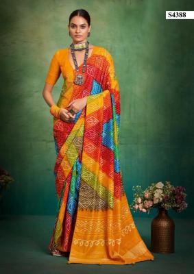 Bhagya laxmi bandhej Bollywood Sarees wholesale