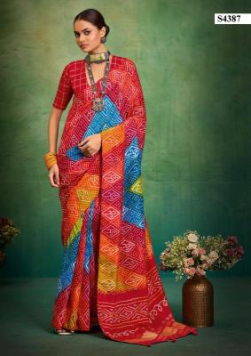 Bhagya laxmi bandhej Bollywood Sarees wholesale