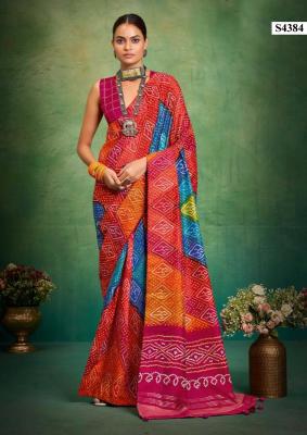 Bhagya laxmi bandhej Bollywood Sarees wholesale
