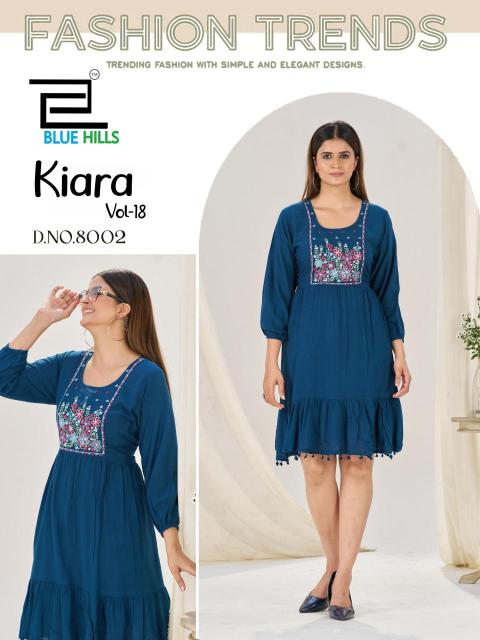 Blue hills kiara vol 18 Wholesale Kurti manufacturers