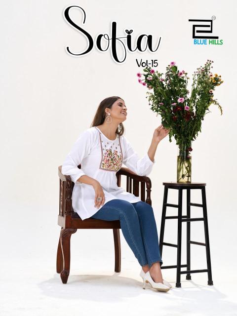 Blue hills sofia vol 15 Surat Kurti Wholesalers