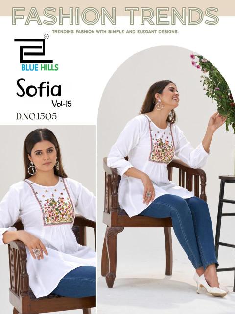 Blue hills sofia vol 15 Surat Kurti Wholesalers