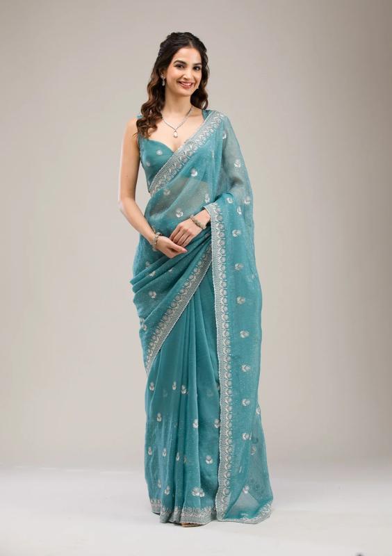 Bt 439 Crunchy Chiffon Wholesale saree dealers in Gujarat