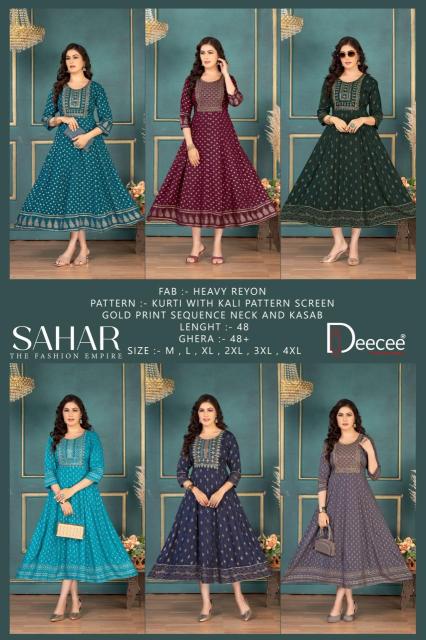Deecee sahar Party wear kurtis in pune
