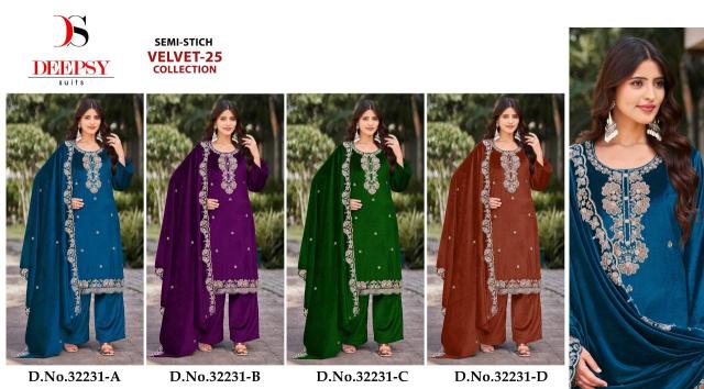 Deepsy hit design of velvet 25 Wholesale Salwar Kameez Manufacturer