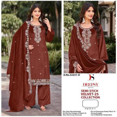 Deepsy hit design of velvet 25 Wholesale Salwar Kameez Manufacturer