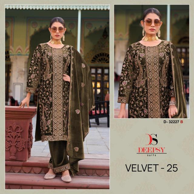 Deepsy hit design of velvet 25 Wholesale Salwar Kameez supplier in india