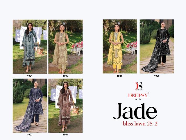 Deepsy suits jade bliss lawn 25-2 Salwar Kameez Suppliers