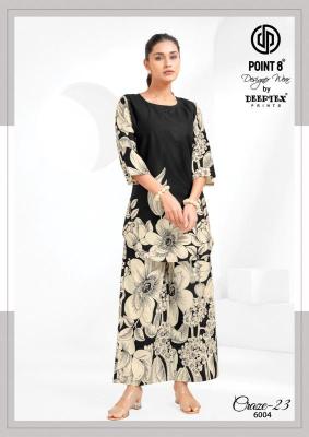 Deeptex craze23 vol-6 coord set Ladies Kurti manufacturers in Ahmedabad