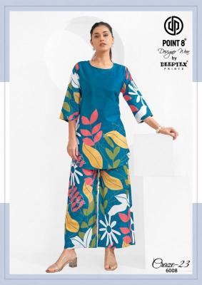 Deeptex craze23 vol-6 coord set Ladies Kurti manufacturers in Ahmedabad