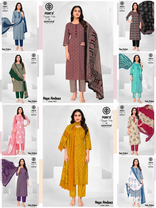 Deeptex Naya Andaaz Vol 14 Kurti exporters in India