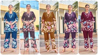 Diva 128 stylish coord set Kurti wholesalers in India