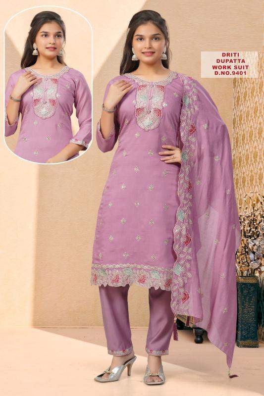 Driti Dupatta Work Suit 9401 Kurti wholesalers in Surat