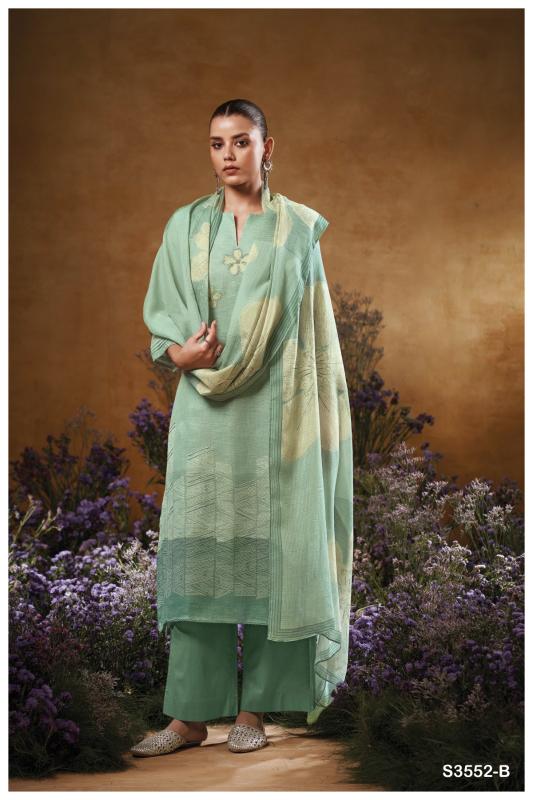 Ganga Kaiya S3552 B And C Fancy dress materials wholesale