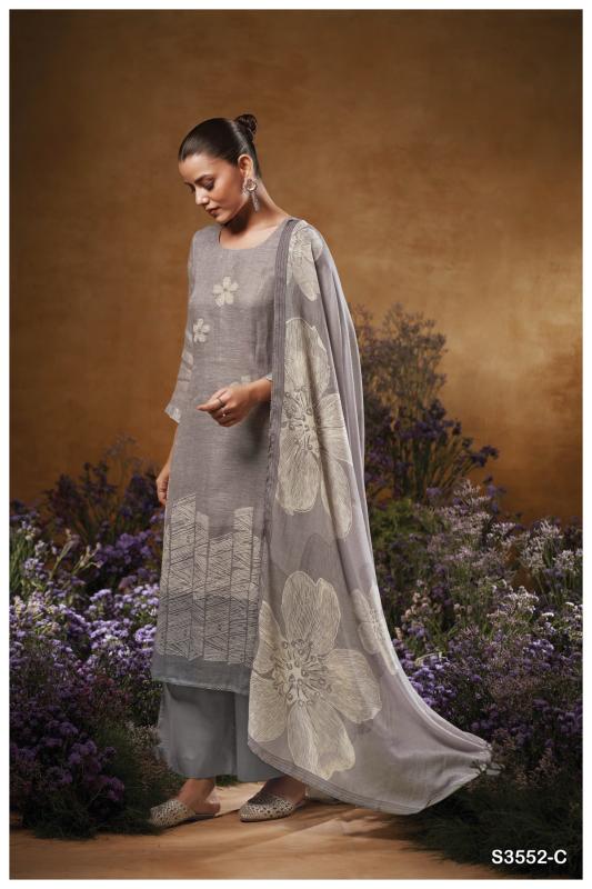 Ganga Kaiya S3552 B And C Fancy dress materials wholesale