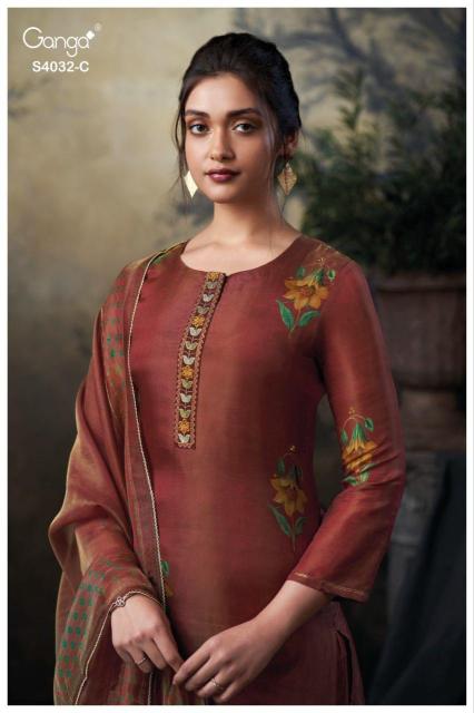 Ganga Nivetya 4032 Authentic Salwar Kameez wholesalers in Hyderabad