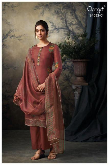 Ganga Nivetya 4032 Authentic Salwar Kameez wholesalers in Hyderabad