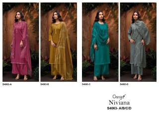 Ganga niviana 4063 Dress materials manufacturers in Bangalore