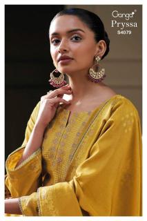 Ganga pryssa 4079 Mumbai dress material wholesale price