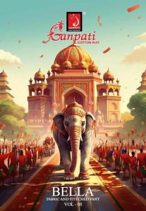 Ganpati bella pant vol-8 Wholesale dress materials market