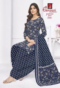 Ganpati jaipuri special patiyala vol-14 Dress material manufacturers in Ahmedabad