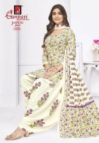 Ganpati jaipuri special patiyala vol-14 Dress material manufacturers in Ahmedabad
