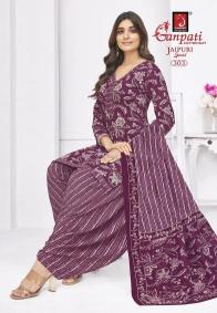 Ganpati jaipuri special patiyala vol-14 Dress material manufacturers in Ahmedabad