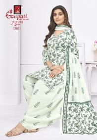Ganpati jaipuri special patiyala vol-14 Dress material manufacturers in Ahmedabad