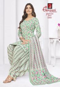 Ganpati jaipuri special patiyala vol-14 Dress material manufacturers in Ahmedabad