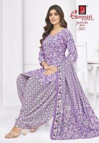 Ganpati jaipuri special patiyala vol-14 Dress material manufacturers in Ahmedabad