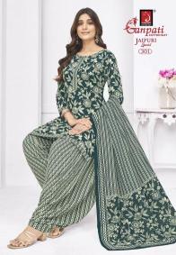 Ganpati jaipuri special patiyala vol-14 Dress material manufacturers in Ahmedabad