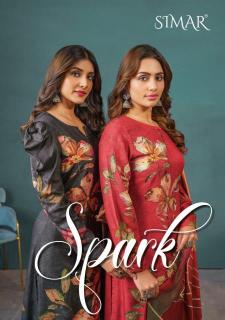 Glossy simar spark Wholesale dress material manufacturers in Delhi