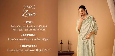 Glossy simar zaira Dress material wholesale market in Delhi